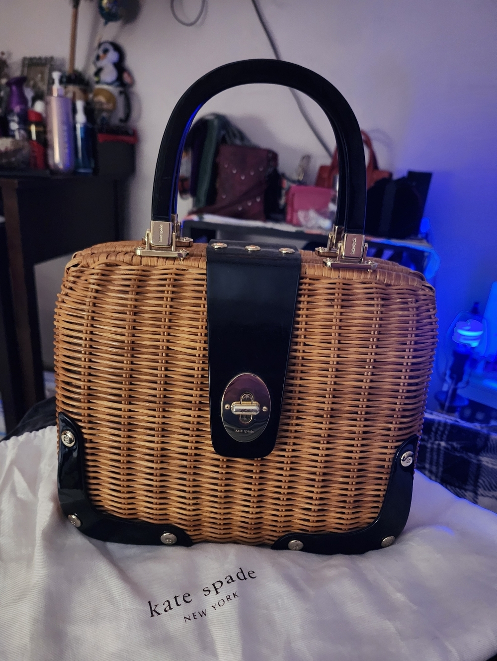Vintage Kate Spade Wicker Bag